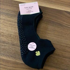 NWT Kate Spade Barre Socks (black)